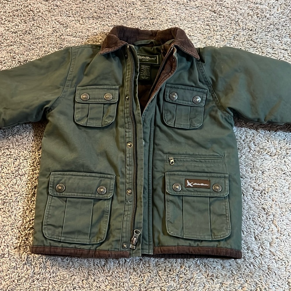 Eddie Bauer boys cargo jacket NWOT